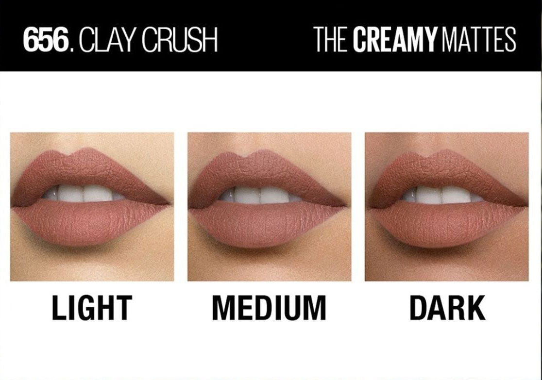 Maybelline ColorSensational Matte Lipstick Clay Crush 656