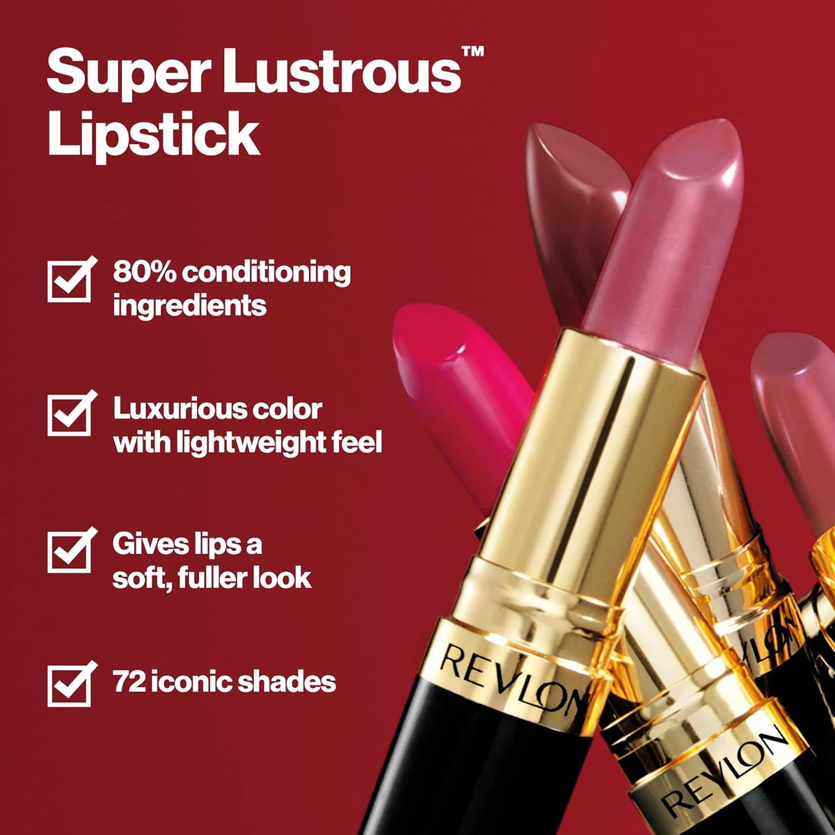 Revlon Super Lustrous Creme Lipstick Kiss Me Coral 750