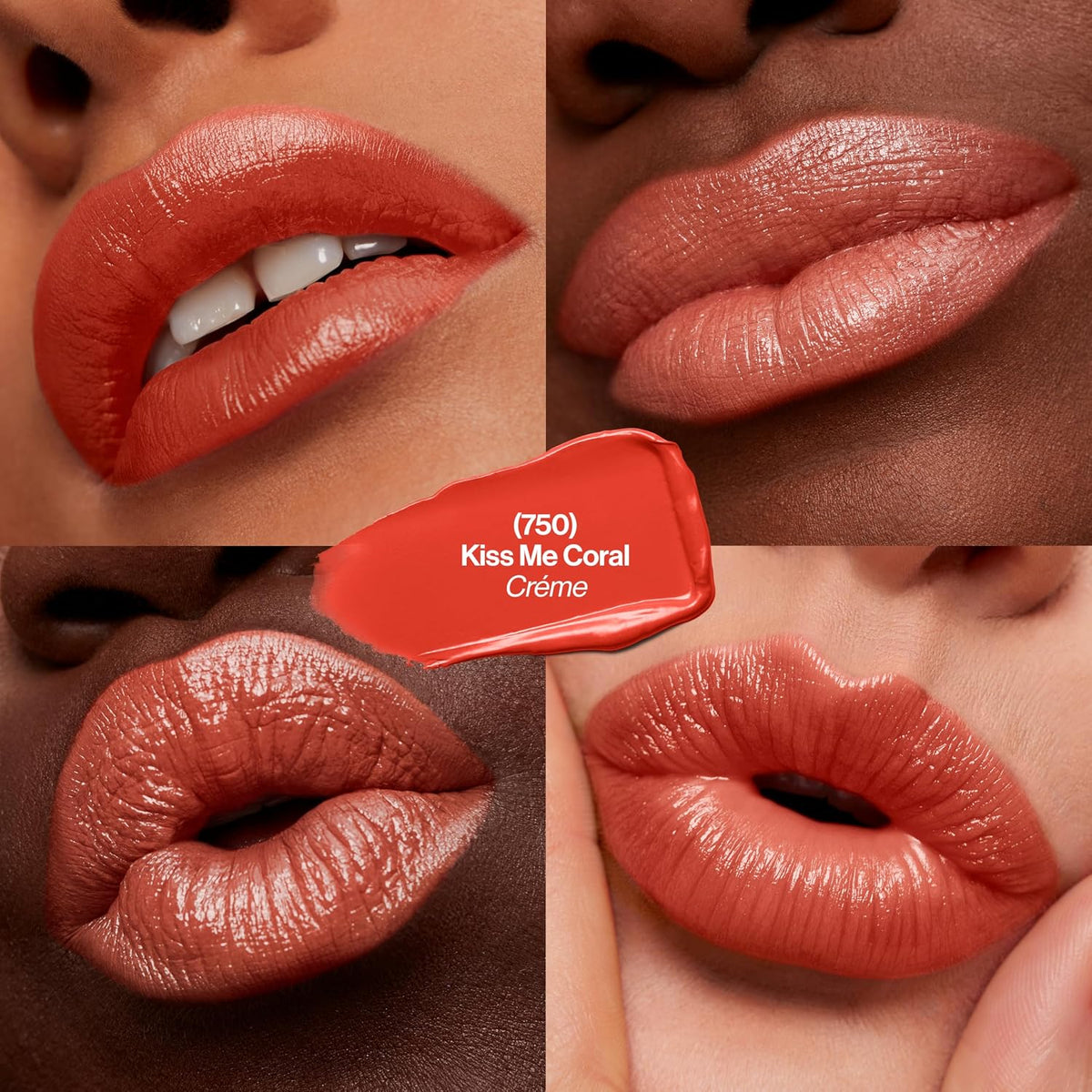 Revlon Super Lustrous Creme Lipstick Kiss Me Coral 750