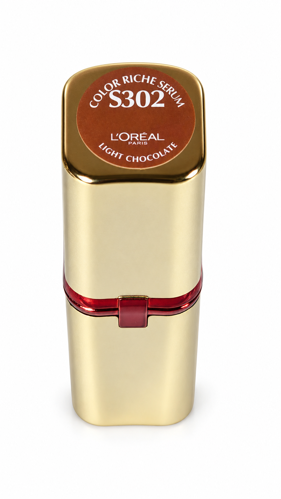 L'Oreal Paris Colour Riche Anti-Aging Serum Lipstick Light Chocolate S302